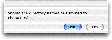 Setup Trim Directory Names Dialog